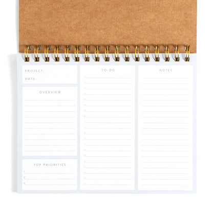 Undated Spiral Project Planner