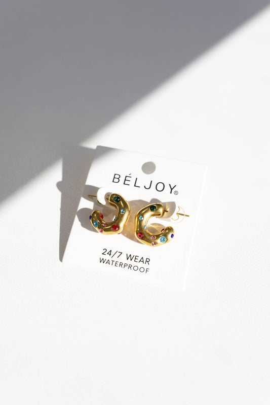 Ebby Hoop Earrings || COLORFUL