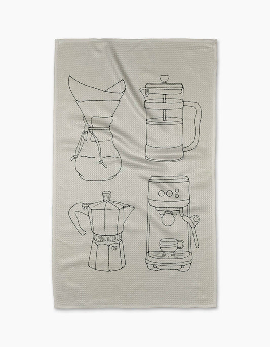 Coffee House Tea Towel