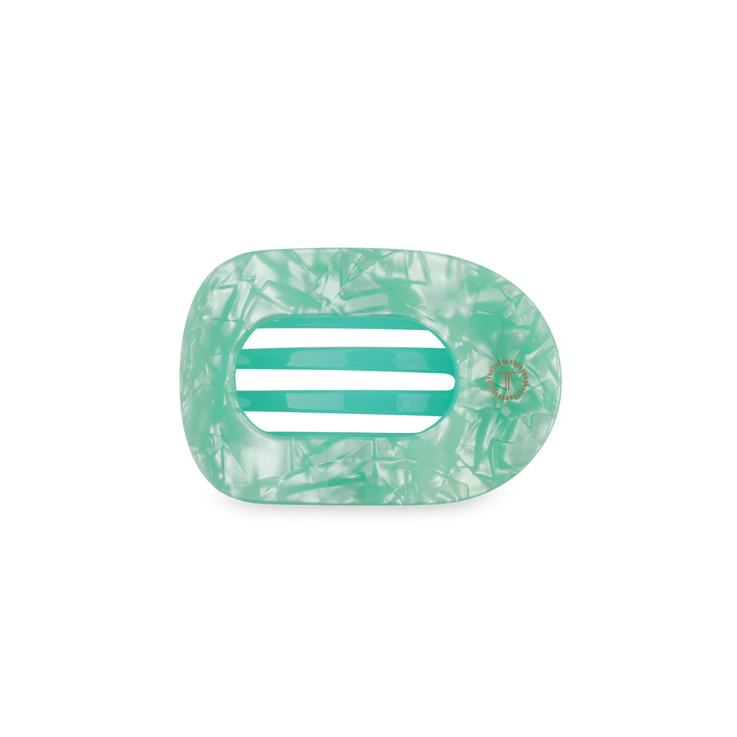 Flat Round Hair Clip | Small | Spring Splash