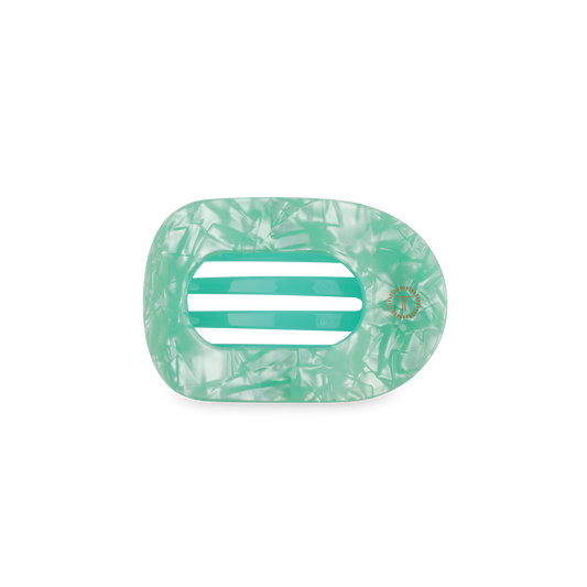 Flat Round Hair Clip | Small | Spring Splash