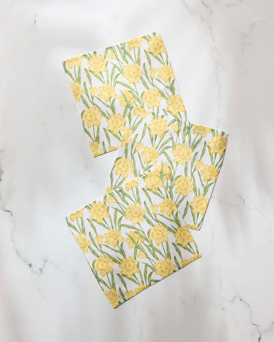 Daffodil Darling Dishcloth Set