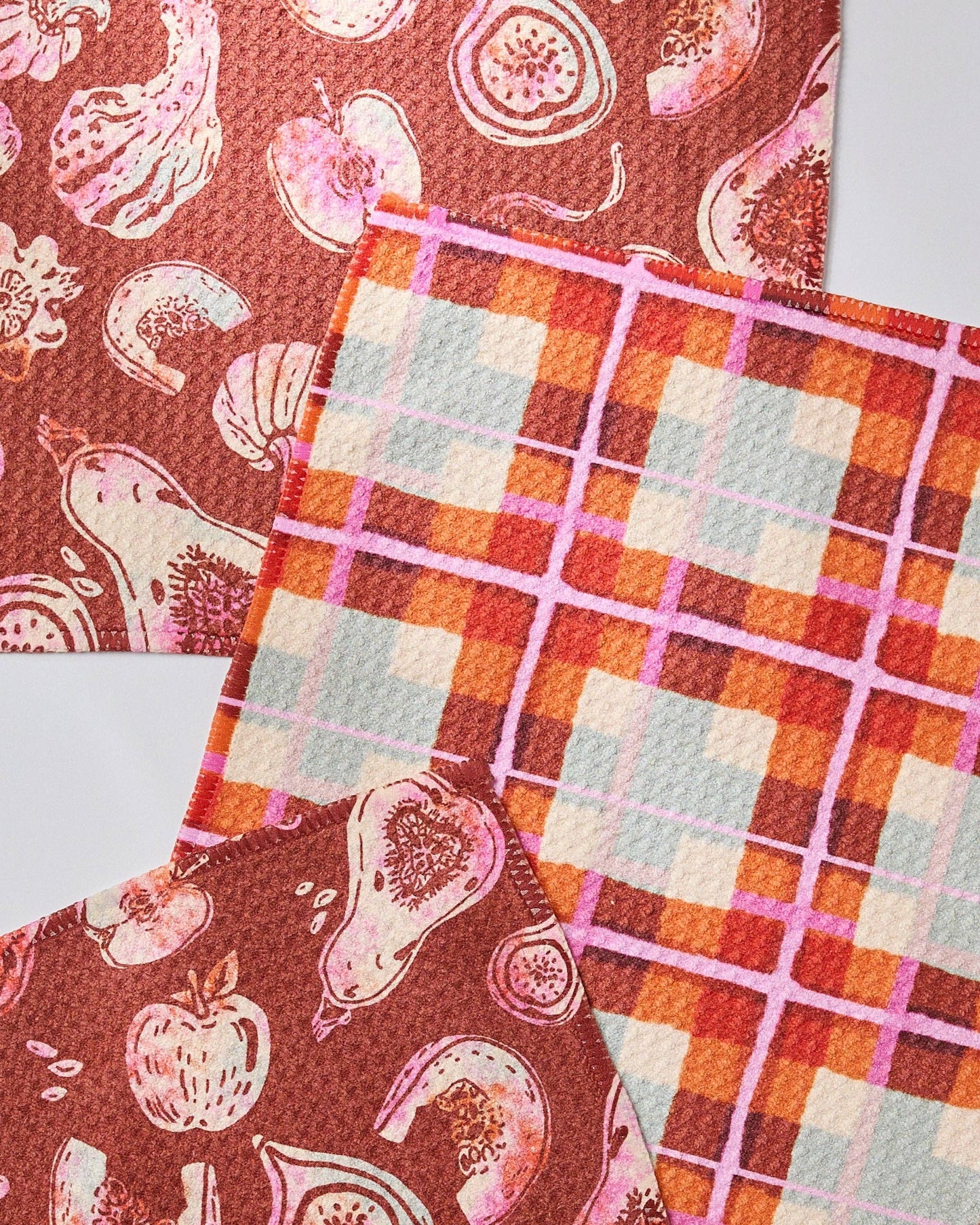 Autumnal Love Dishcloth Set