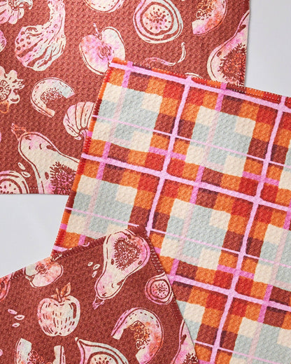 Autumnal Love Dishcloth Set