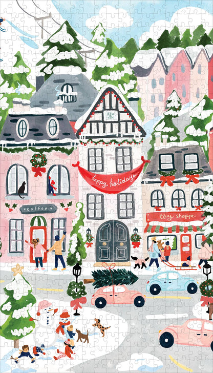 Christmas Village Puzzle 600 pc