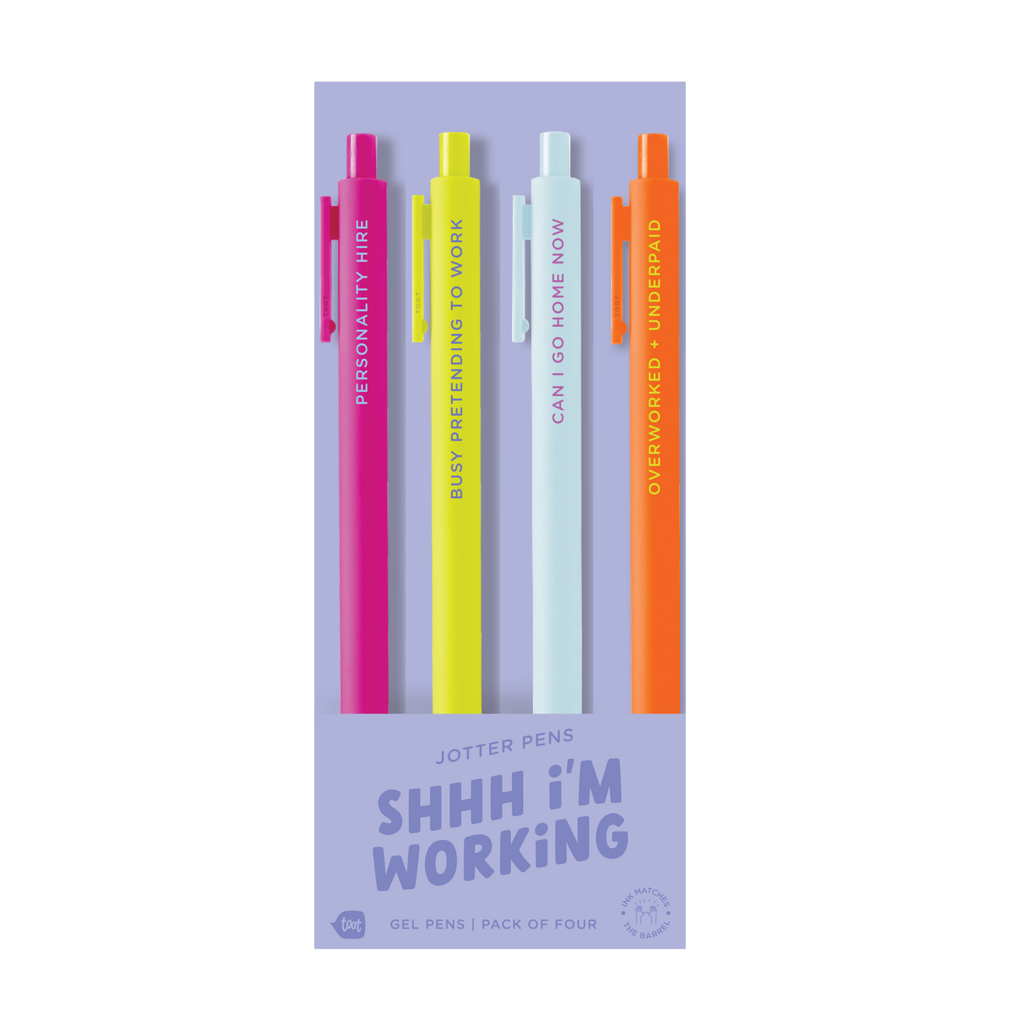 Jotter Sets 4 Pack: Shh I'm Working