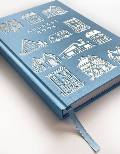 Address Book | Houses (Blue)