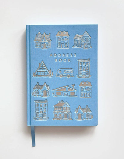 Address Book | Houses (Blue)