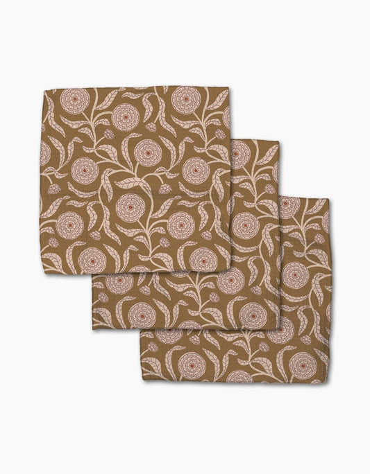Falling Flowers Dishcloth Set