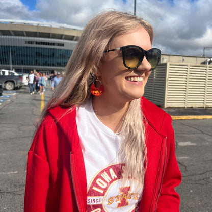 Cyclone Cardinal Iowa State University Ninas: Gold