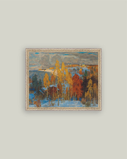 Autumn by the Northern Shore: 7x5