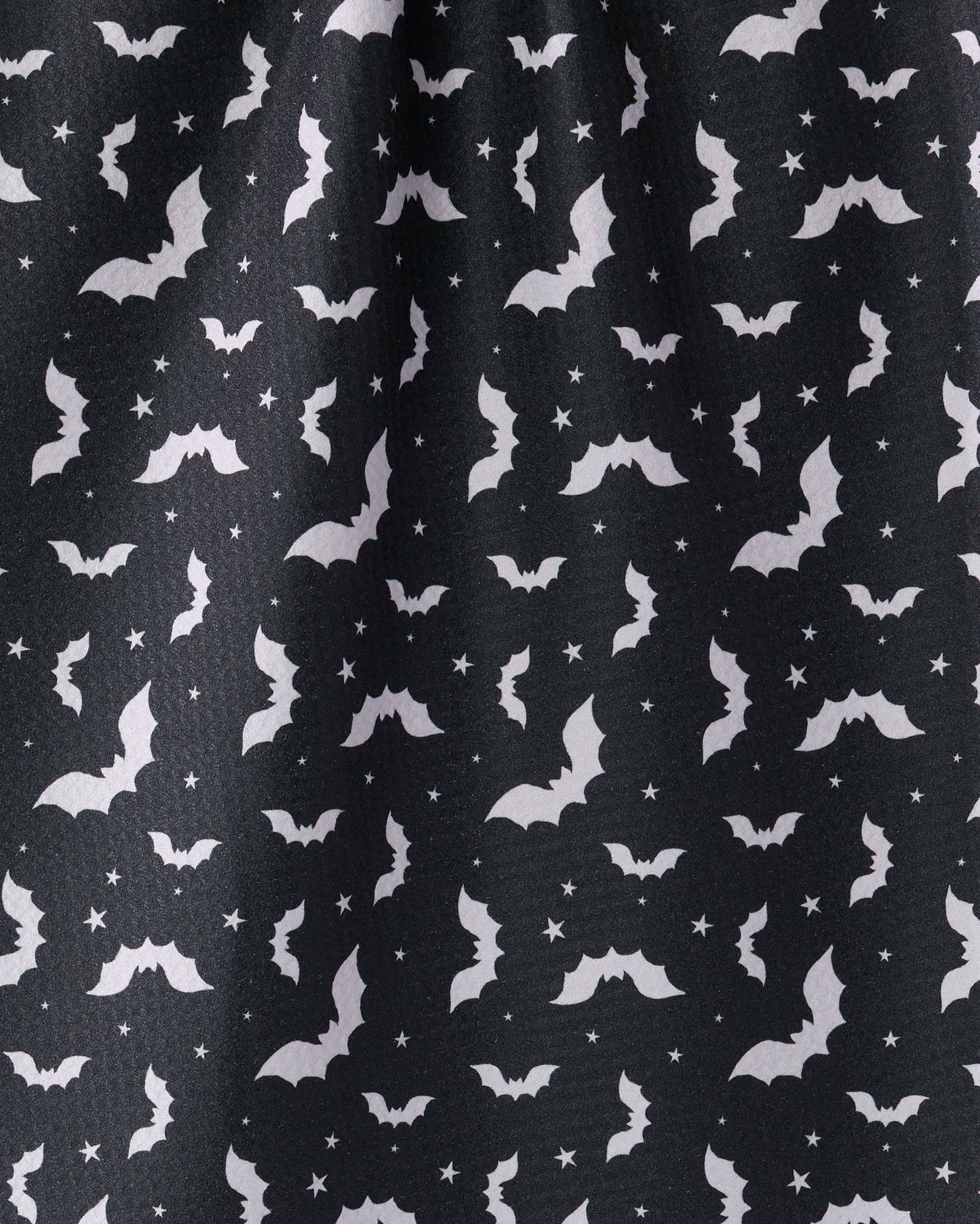 Batty Night Tea Towel: Black