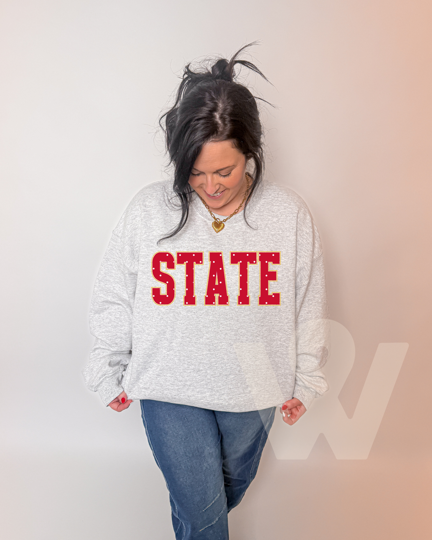 STATE Polka Dot Sweatshirt