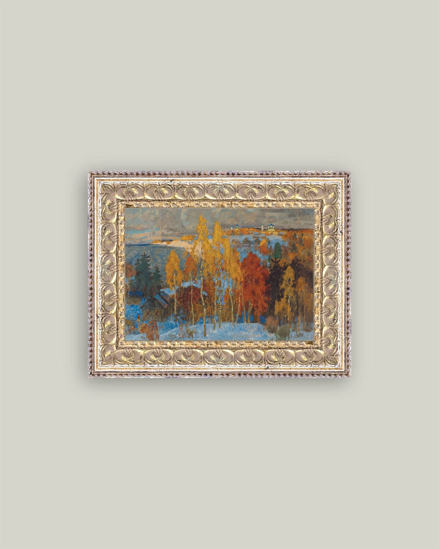 Autumn by the Northern Shore: 7x5