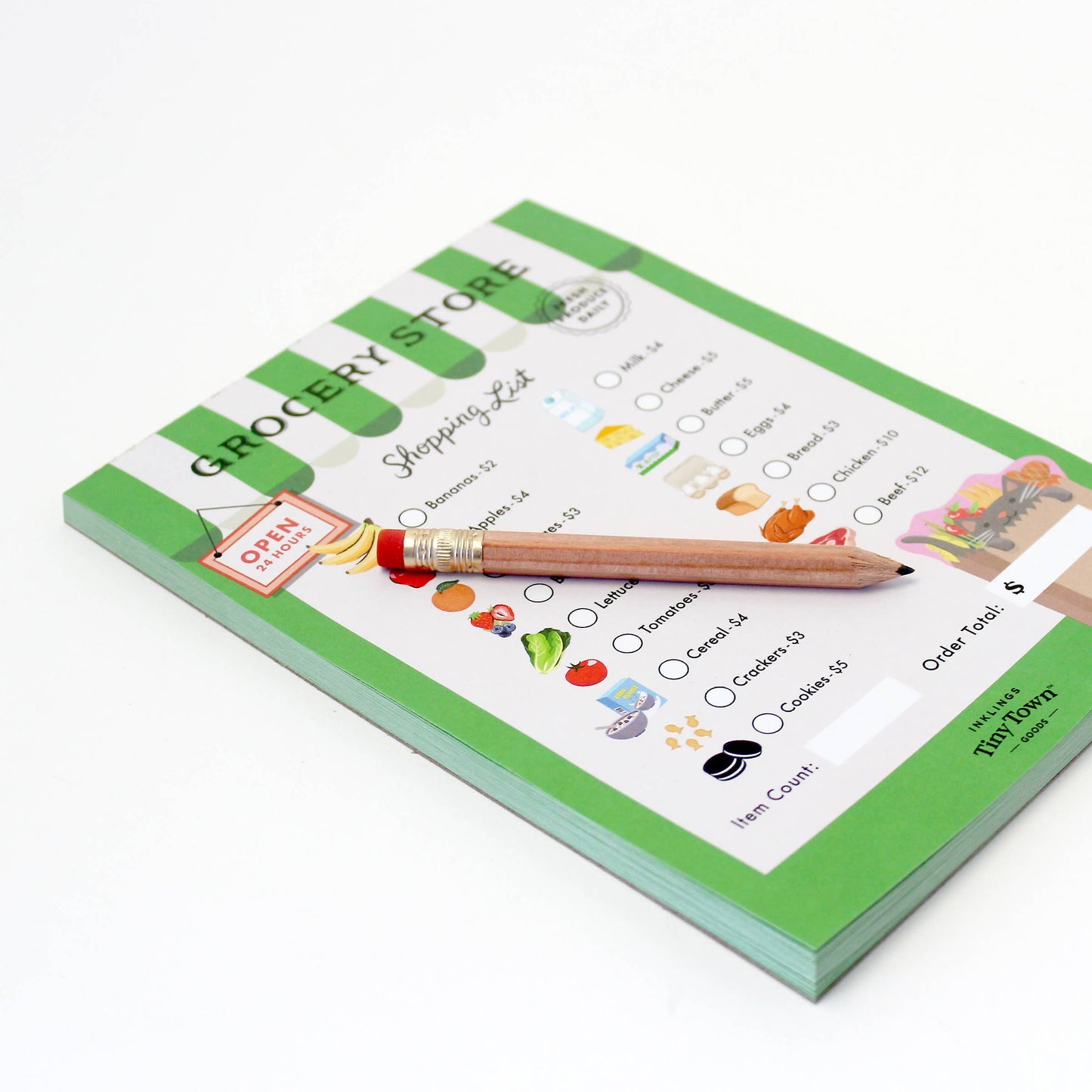 Tiny Town Play Notepad - Grocery Store