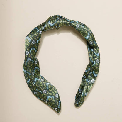 Classic Twist Headband–Everbloom Forest Green