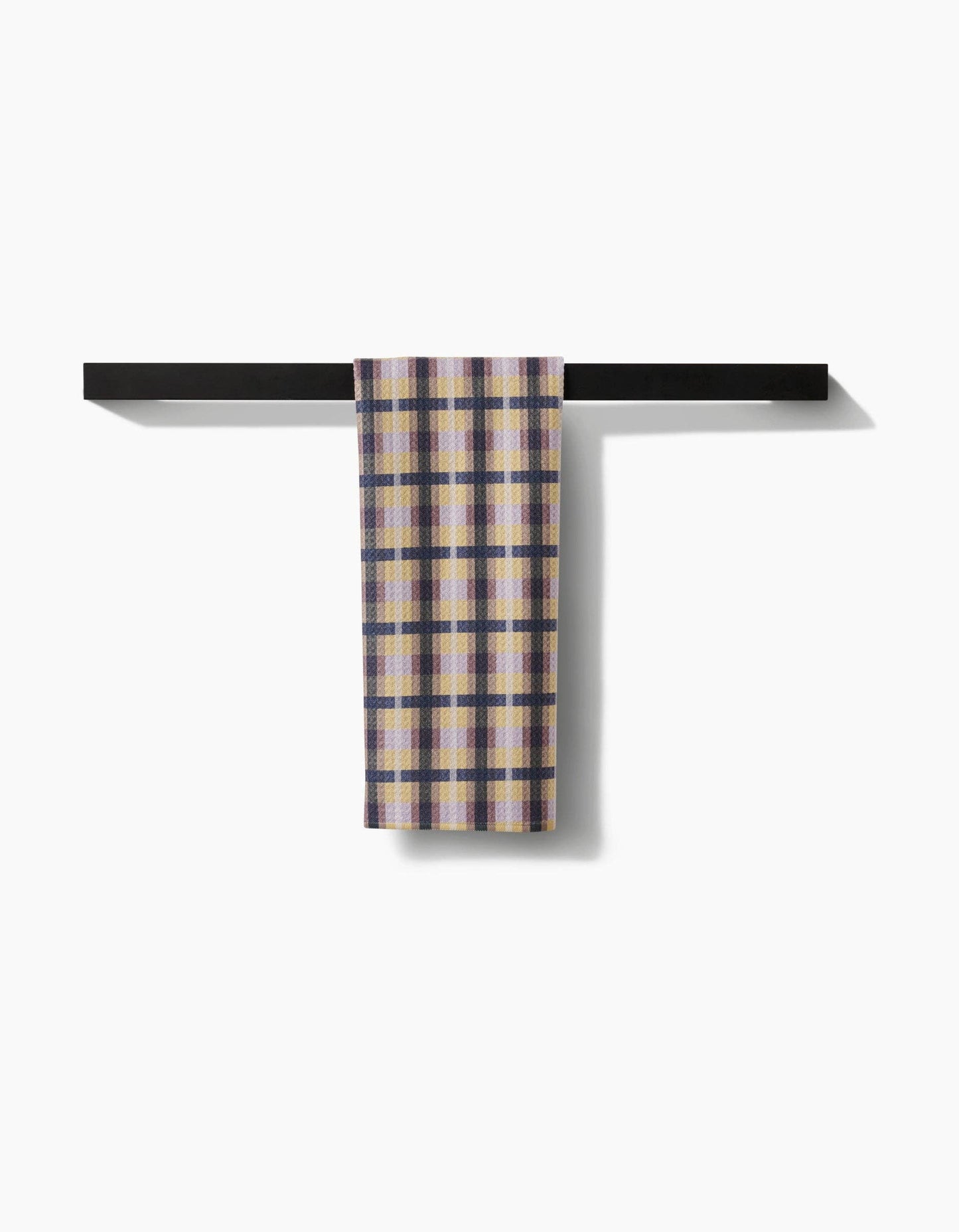 Crossbarred Yellow Tea Towel