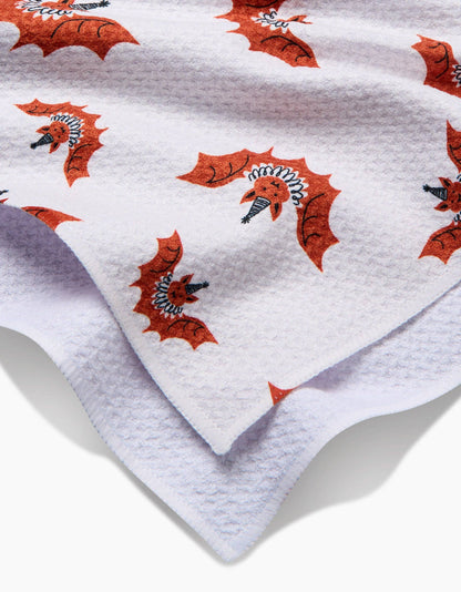 Happy Hallobats Tea Towel