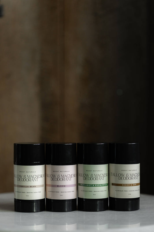 Tallow & Magnesium Deodorant (3 scents available)