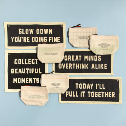 Side Quests Procrastinator Zippered Canvas Pouch