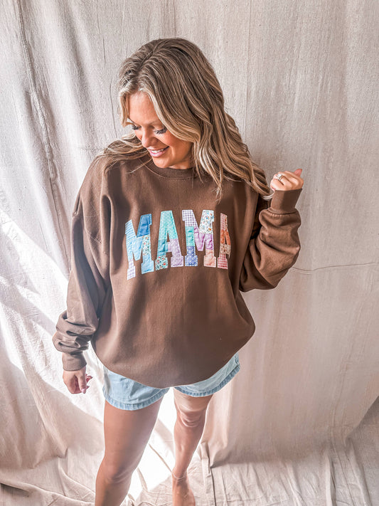 Patchwork Mama Sweatshirt
