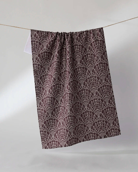 Velvet Cobwebs Tea Towel
