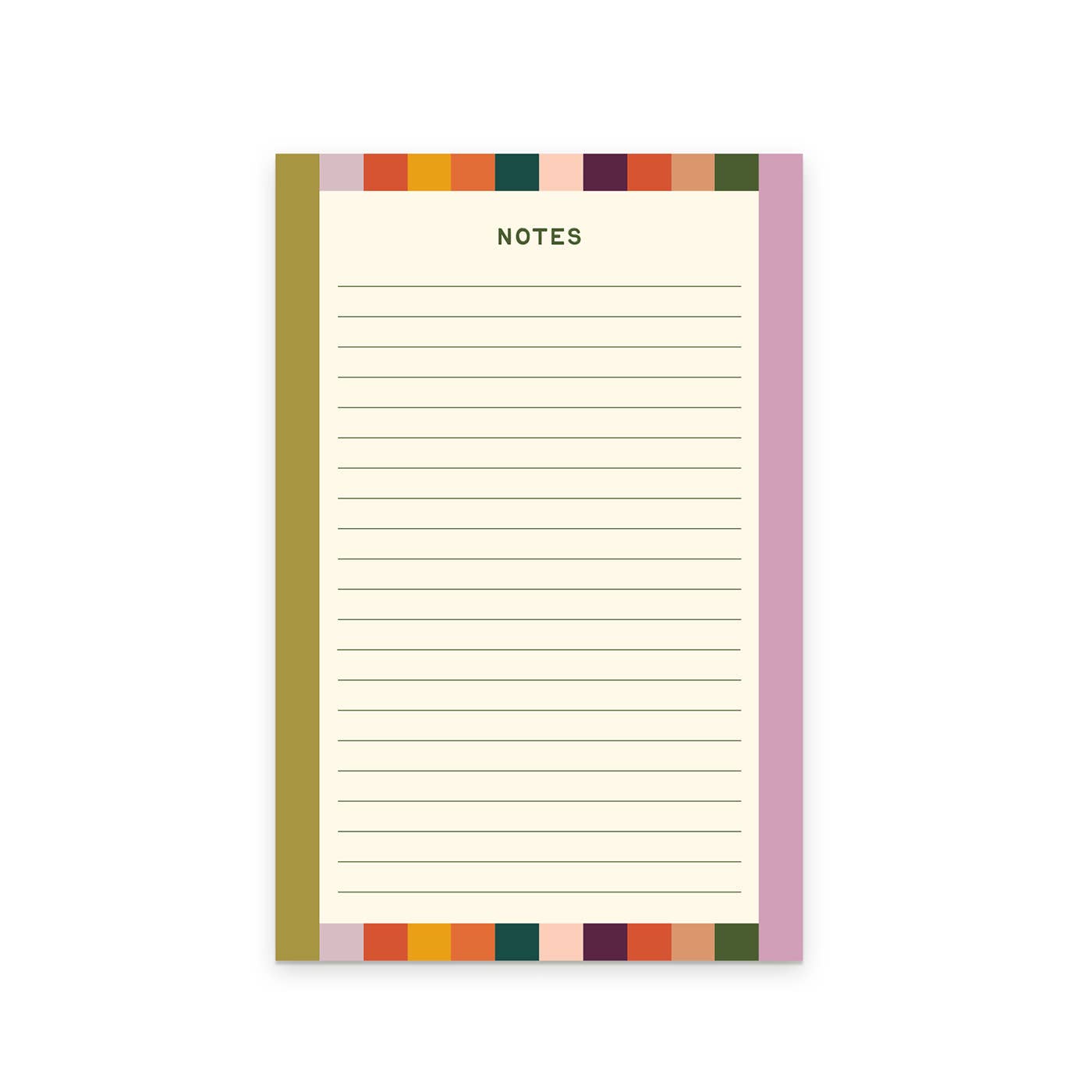 Colorful Stripes Note Taking Notepad