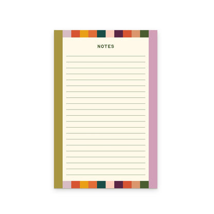 Colorful Stripes Note Taking Notepad