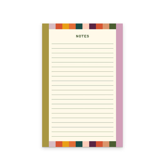 Colorful Stripes Note Taking Notepad