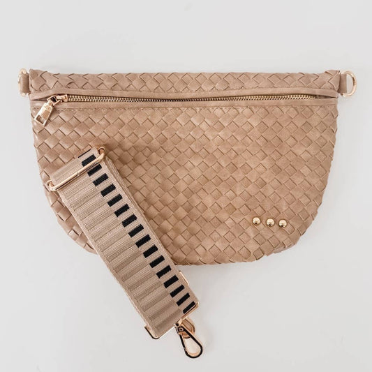Westlyn Woven Bum Bag-Taupe