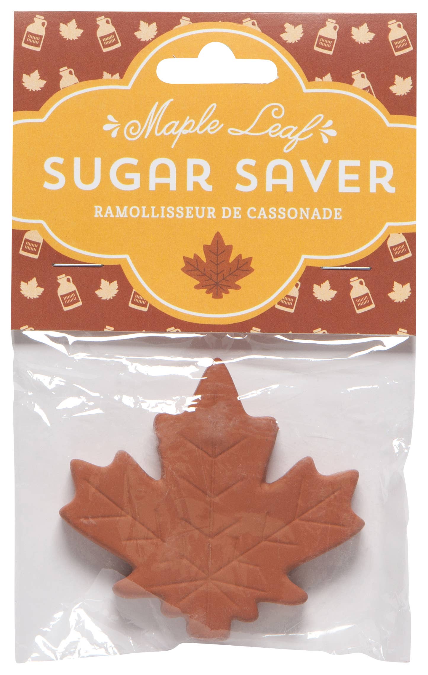 Maple Leaf Terracotta Sugar Saver
