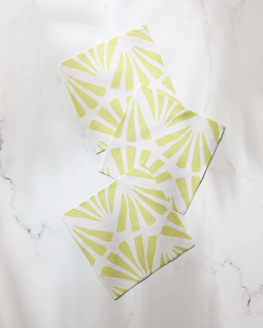 Lime Blossom Dishcloth Set