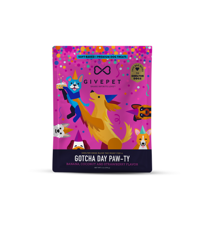 GivePet Gotcha Day Paw-ty Soft-Baked Dog Treats