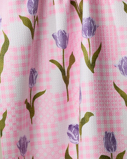 Tulip Town Tea Towel
