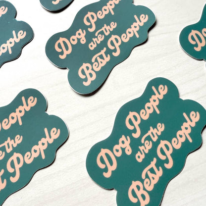 Dog People Are the Best People Sticker – Dog Lover Decal