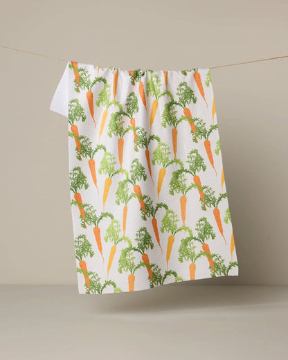 Happy Carrots Tea Towel