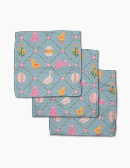 Easter Critters Dishcloth Set