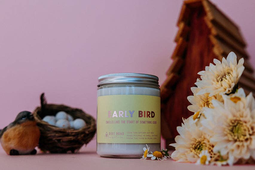 Early Bird Candle: 8 oz Candle