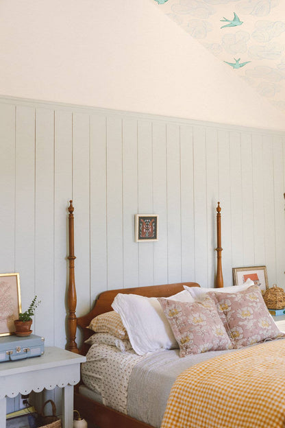 Two Hares Framed Antique Art: 5x5