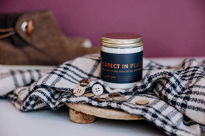 Perfect In Plaid Candle: 16 oz Candle