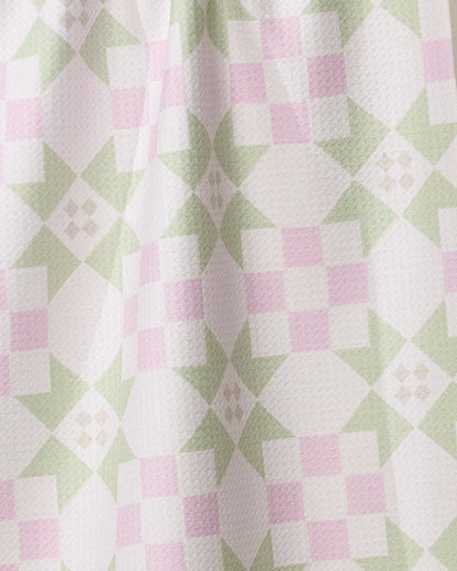 Garden Quilt Tea Towel