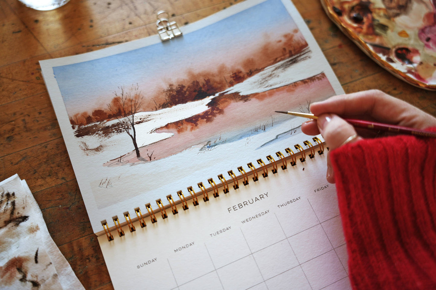 Let's Make Art Watercolor Calendar