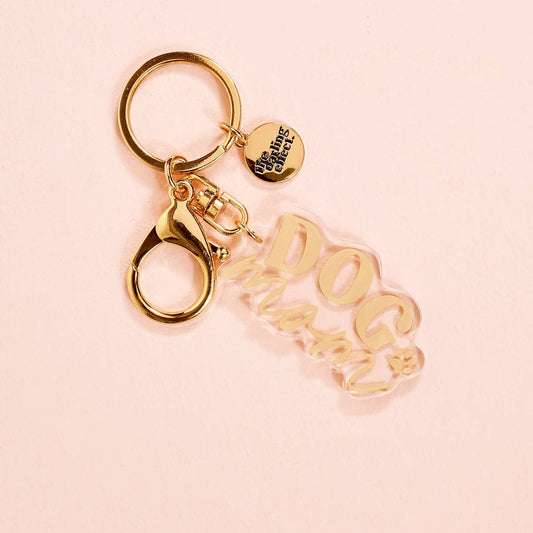 Acrylic Keychain–Dog Mom