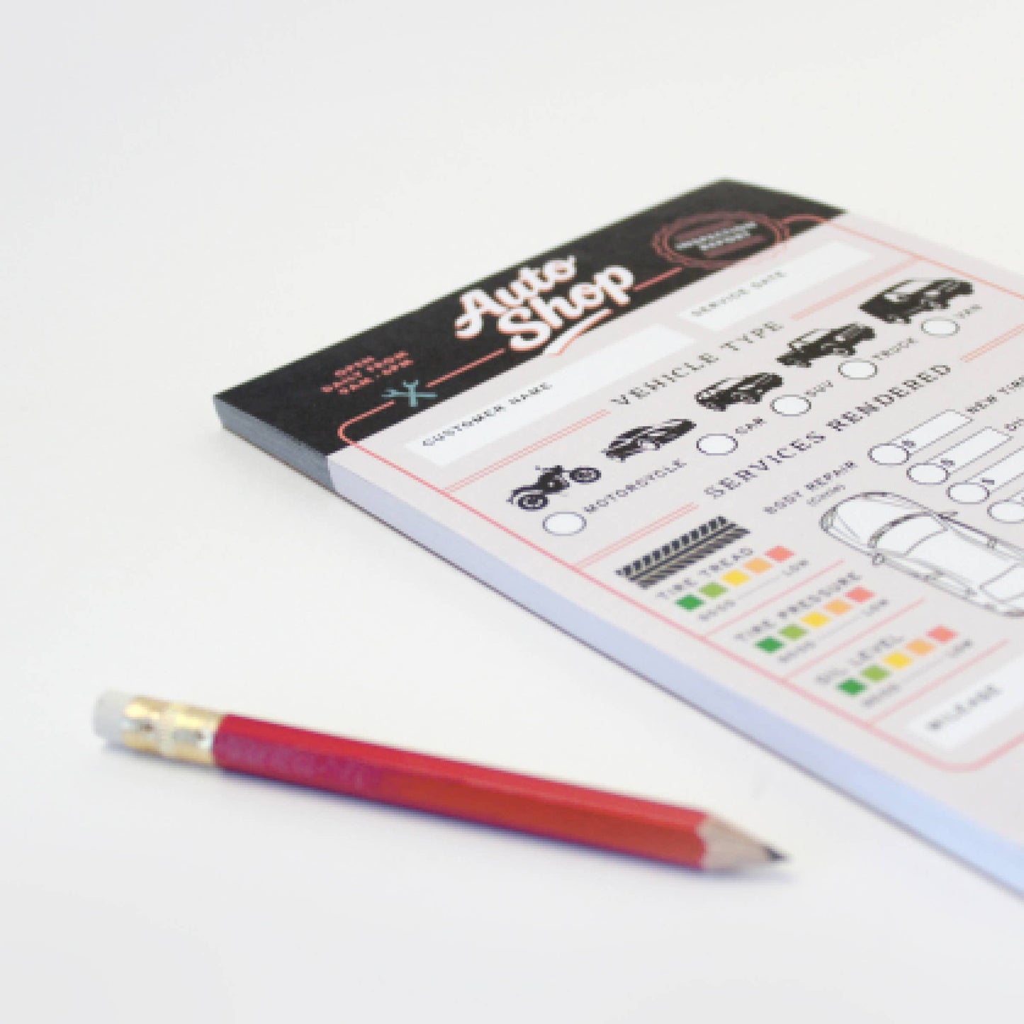 Tiny Town Play Notepad - Auto Shop