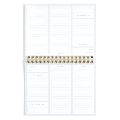 Undated Spiral Project Planner