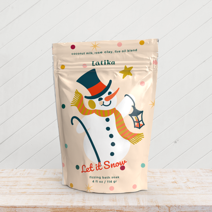 Christmas Stocking stuffer ☃️ Snowman Fizzing Bath Soak