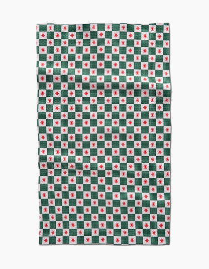 Jolly Grid Tea Towel