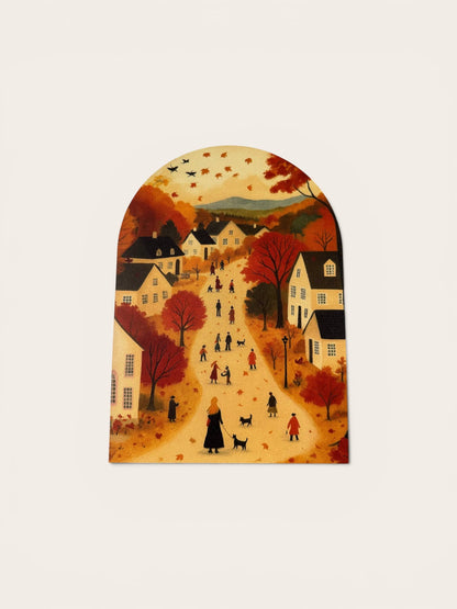 Fall Village Arch