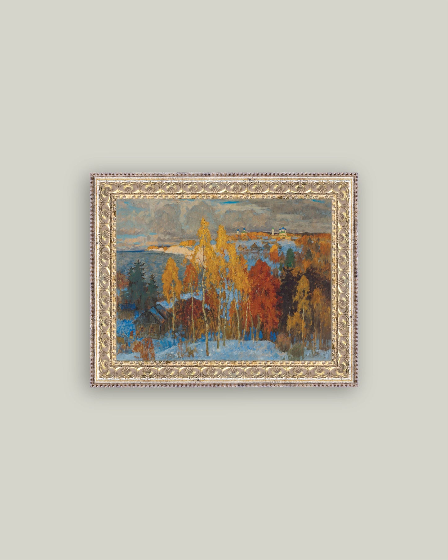 Autumn by the Northern Shore: 7x5
