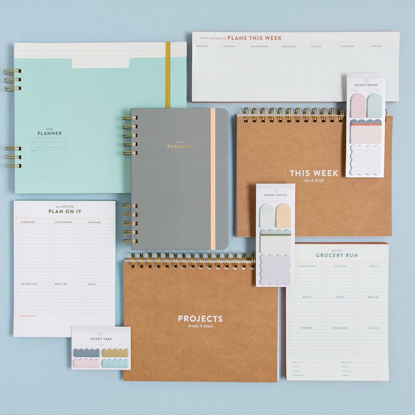 Undated Spiral Project Planner